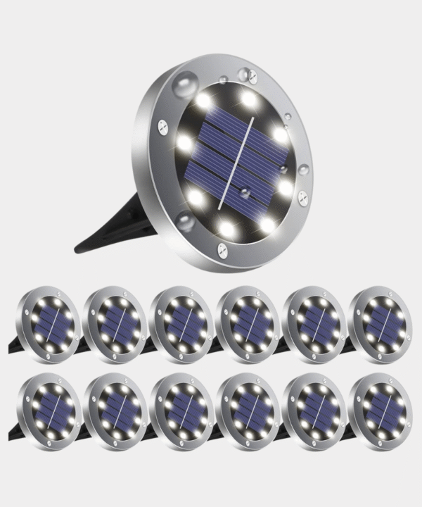 Solar Lights Outdoor,12 Pack Solar Lights