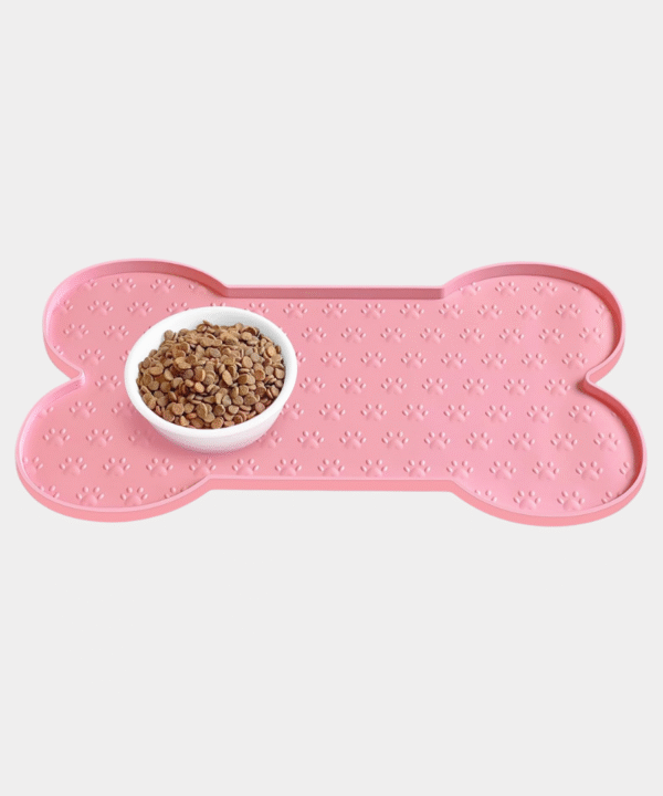 Dog Food Mat Anti-Slip Silicone Dog Bowl Mat