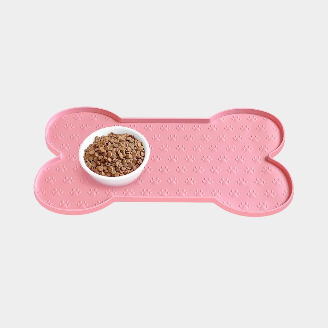 Dog Food Mat Anti-Slip Silicone Dog Bowl Mat