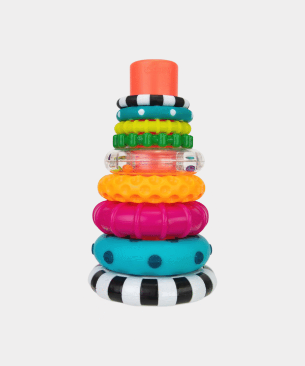 Sassy Stacks of Circles Stacking Ring Toy